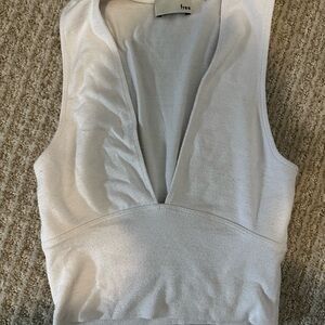 Wilfred White Sleeveless Bodysuit